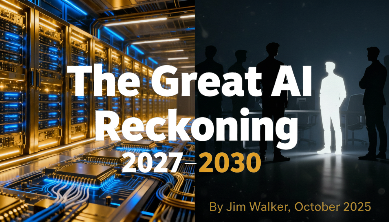 The Great AI Reckoning — header illustration